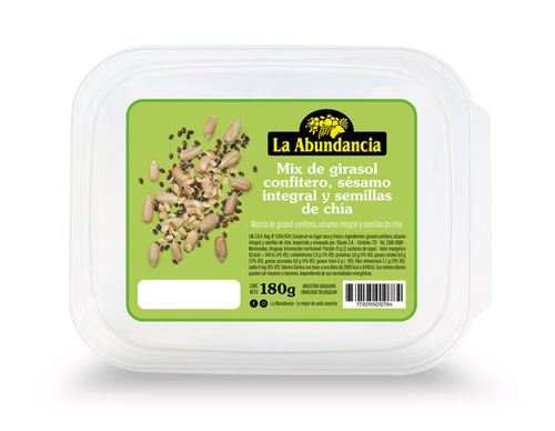 Mix La Abundancia Chia-Girasol-Sesamo Integral 180Gr