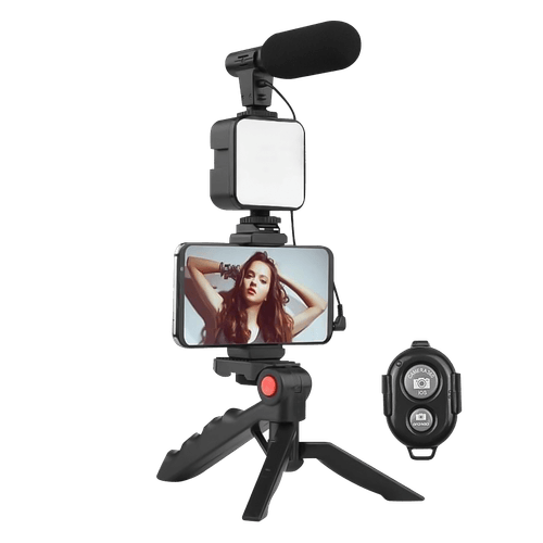 KIT LEDSTAR TRIPODE LED C/MICROFONO
