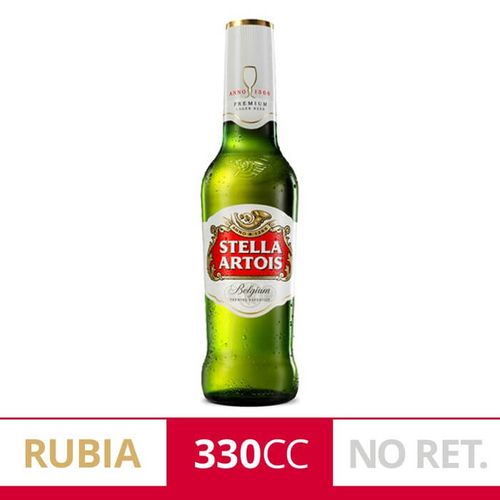 Cerveza Stella Artois Long Neck 330Cc
