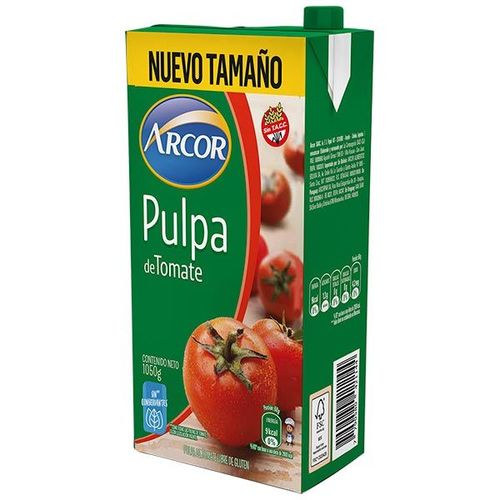 Pulpa Arcor Tomate Suave 1050Gr