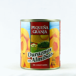 Duraznos En Almibar Pequeña Granja 800Gr