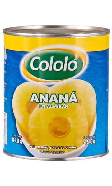 Anana En Almibar Cololo Lata 840Gr