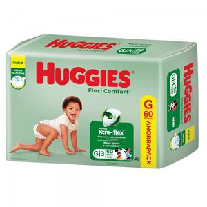 Pañal Huggies Flex Conf G 60Un Ahorro