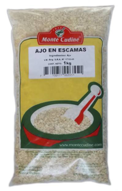 Ajo Monte Cudine En Escamas 1Kg