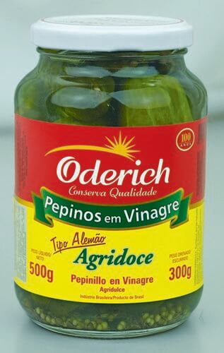 Pepino Oderich Agridulce 350Gr