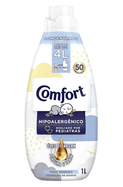 Suavizante Comfort Int Puro Cuidado Botella 1Lt