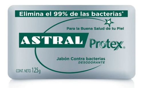 Jabon De Tocador Astral Protex Plata 125Gr