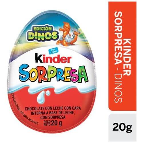 Huevo De Chocolate Kinder Sorpresa 20Gr