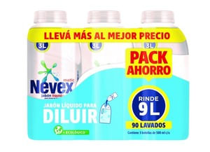 Jabon Nevex Para Diluir 3Un 500 Ml C/U