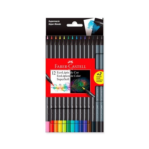 LAPICES FABER CASTELL 120712 COLORES SOFT 12UN