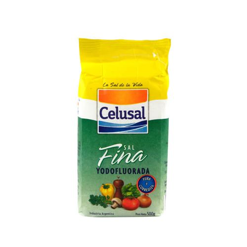 Sal Celusal Yodofluorada Fina 500Gr