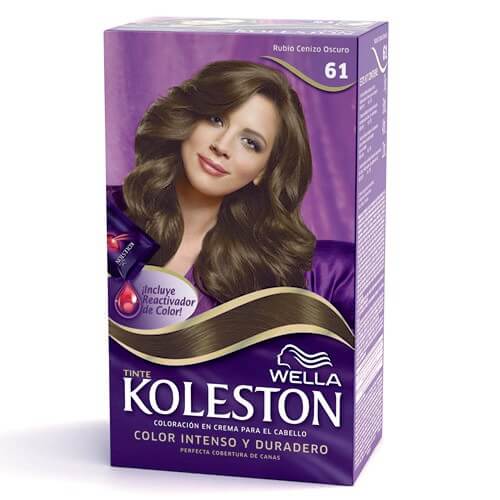 Coloracion Koleston Kit 61 Rubio Oscuro Ceniza