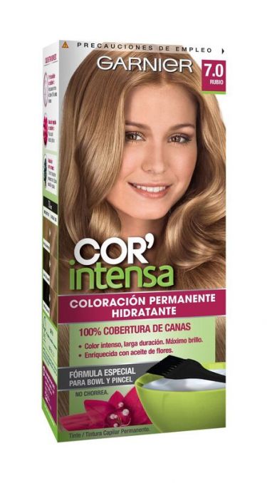 Coloracion Garnier Nutrisse 7 Rubio Medio