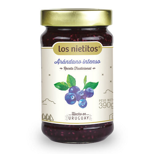 Mermelada Los Nietitos Intensa Arandano 390Gr