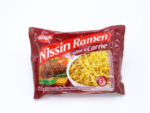 Pasta Nissin Instantanea Carne 85Gr Ramen