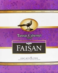 Vino Faisan Cabernet Tannat Bag In Box 5Lt