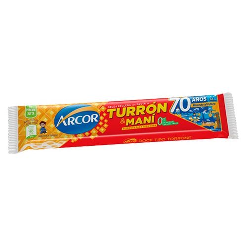 Oblea Arcor Turron Y Mani 25Gr