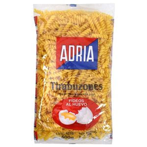 Fideos Adria Tirabuzón 500Gr .