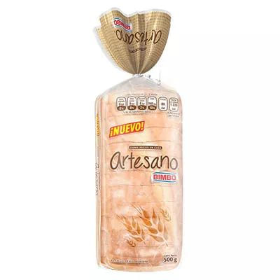 Pan Bimbo Artesano Blanco 530Gr