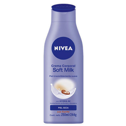 Crema Nivea Soft Milk Piel Seca 250Cc