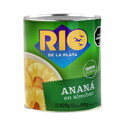 Anana En Almibar Rio De La Plata 820Gr