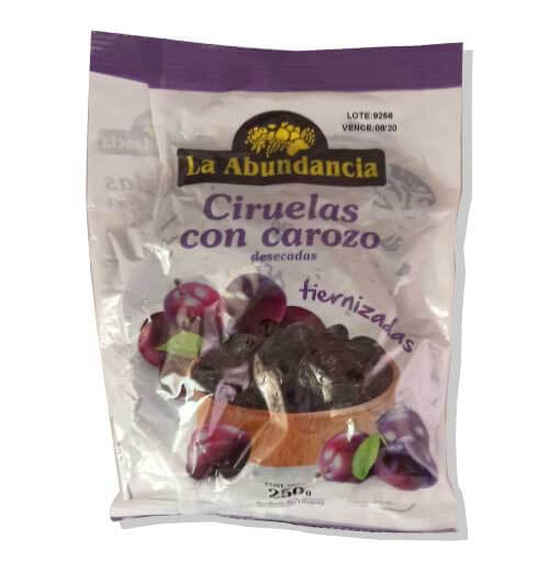 Ciruelas La Abundancia Con Carozo 250Gr