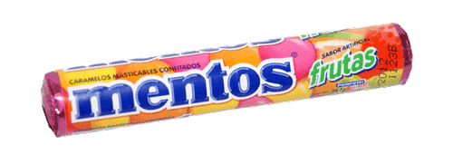 Pastillas Mentos Fruta .