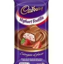 Chocolate Cadbury Yogur C/Frutilla 162Gr