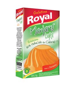 Gelatina Royal Light Durazno 25Gr