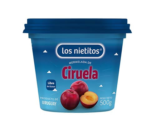 Mermelada Los Nietitos Ciruela Pote 500Gr