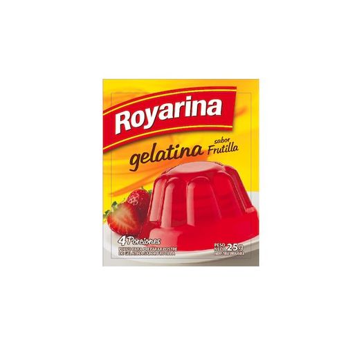 Gelatina Royarina Frutilla 25Gr