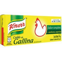 Caldo Knorr Gallina 12 Cubos