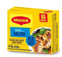 Caldo Maggi Gallina 6 Cubos 57Gr