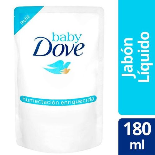 Jabon Liquido Dove Baby Humectante Enriquecida Doypack 180Ml