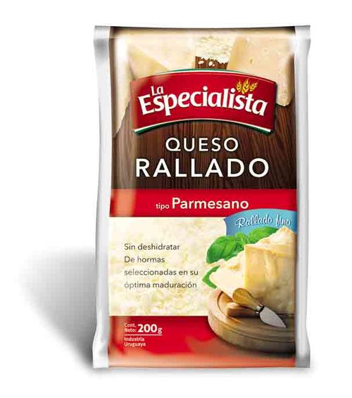 Queso Rallado La Especialista 200Gr