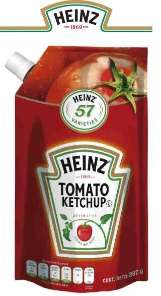 Ketchup Heinz Doypack 397Cc