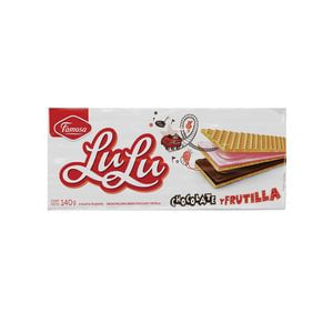 Galleta Lulu Chocolate-Frutilla Waffle 140Gr