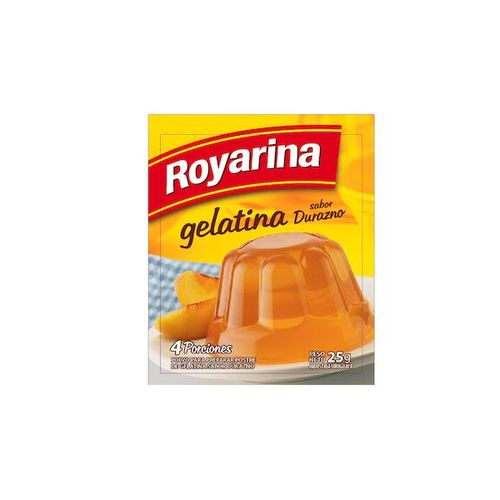 Gelatina Royarina Durazno 25Gr