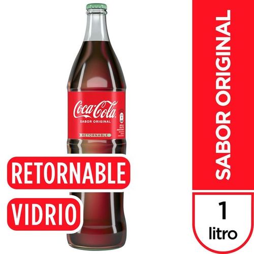 Refresco Coca Cola Retornable 1Lt