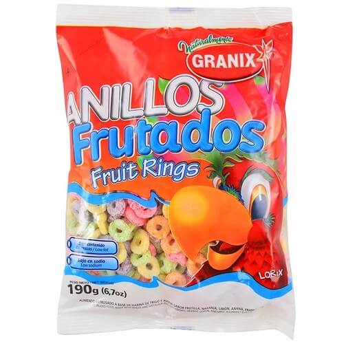 Cereales Granix Anillos Frutados 198Gr