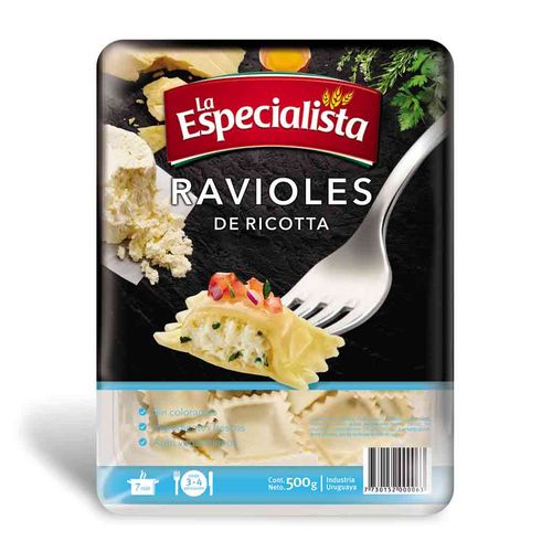 Ravioles La Especialista Ricota 500Gr