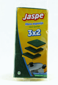 Esponja Jaspe Extra Fuerte Fibra 3X2Un