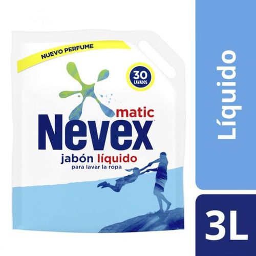 Jabon Nevex Matic Multiaccion Doypack 3Lt Removedor De Manch