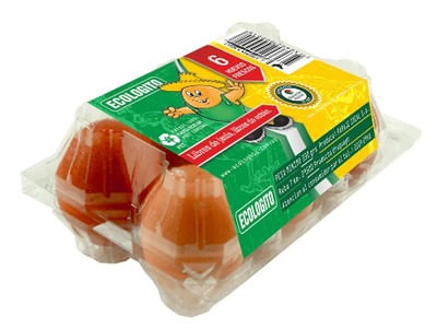 Huevos Ecologito Cajita 6Un
