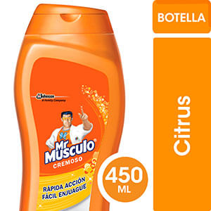 Limpiador Mr Musculo Crema Citrus 450Cc