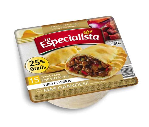 Tapa Para Empanada La Especialista Casera 15Un