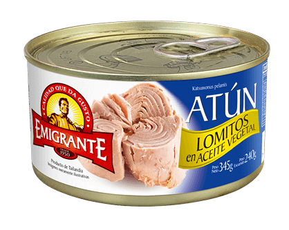 Atun Emigrante Lomito En Aceite 345Gr