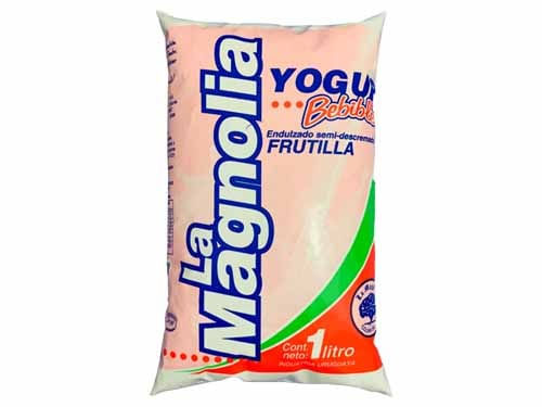 Yogur La Magnolia Bebible Frutilla 1Lt