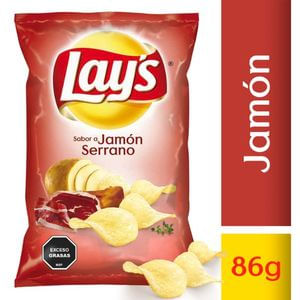 Papas Fritas Lays Jamon Serrano 86Gr