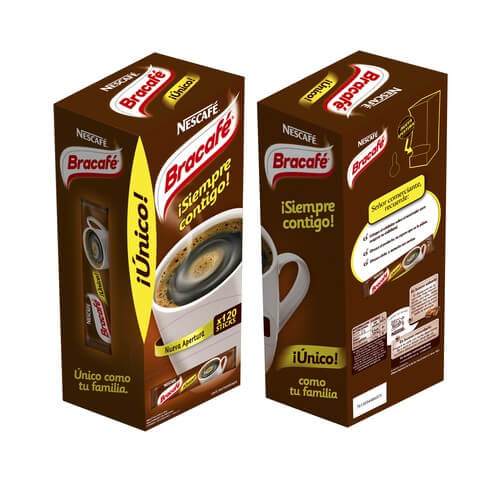 Cafe Bracafe Sticks 120Un 1.8Gr